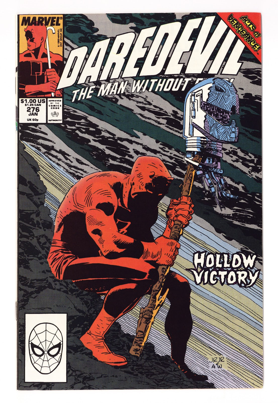 Daredevil Vol 1 276  Mid Grade   (1990)     