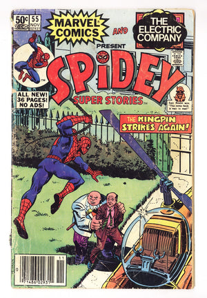 Spidey Super Stories 55 Very Low Grade (1981) Newsstand