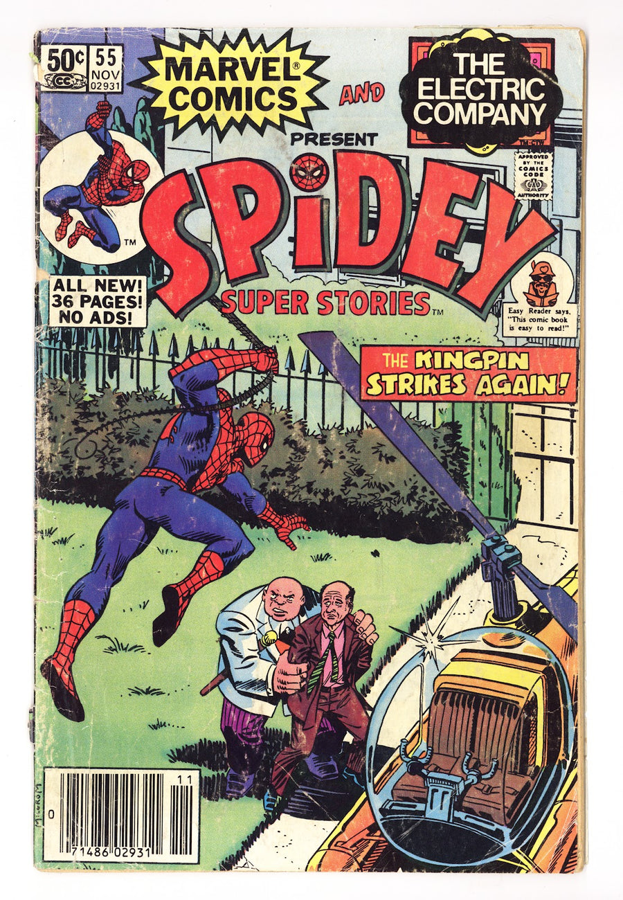 Spidey Super Stories 55 Very Low Grade (1981) Newsstand 