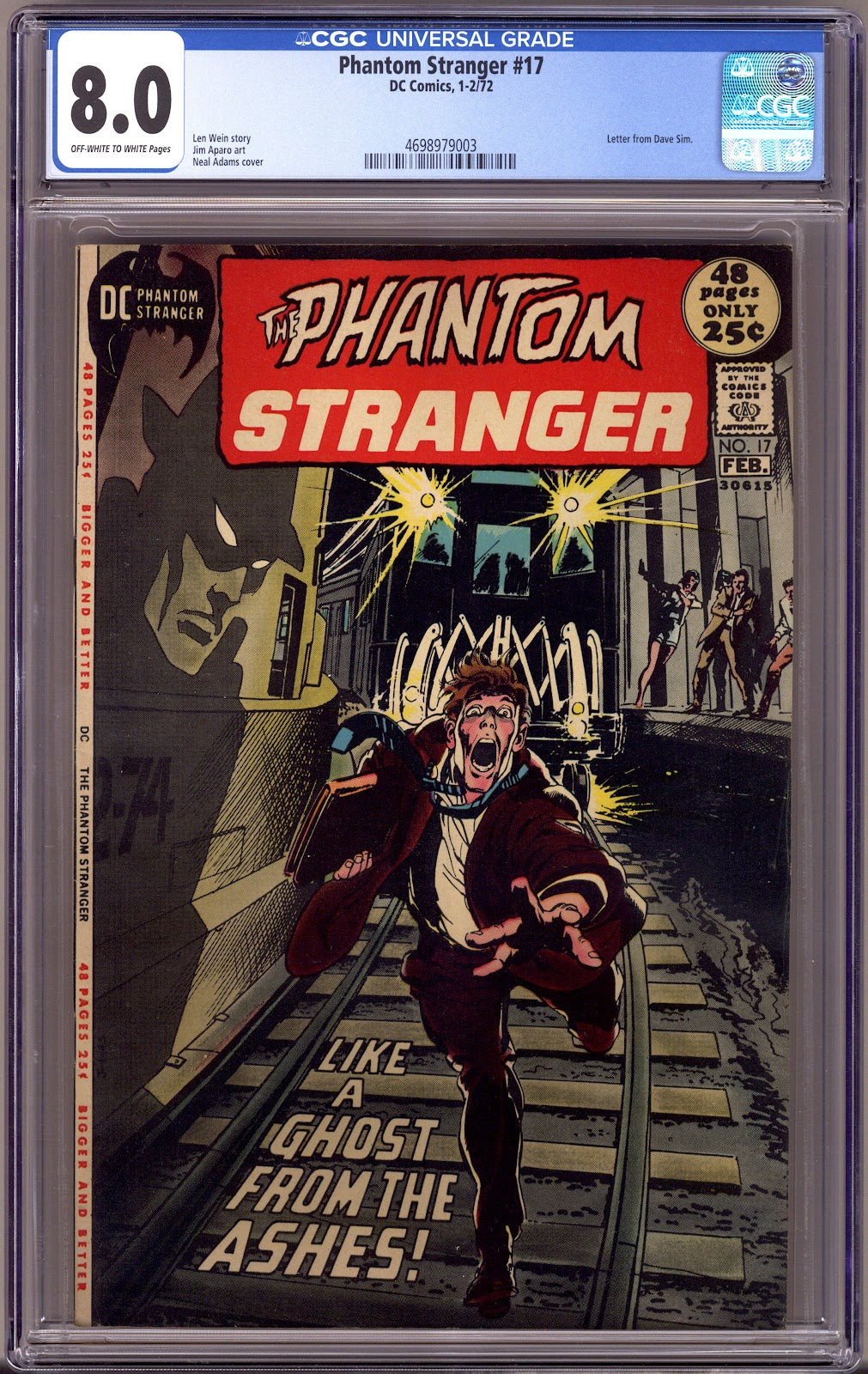 The Phantom Stranger Vol 2 17 CGC 8.0 (VF) (1972) 