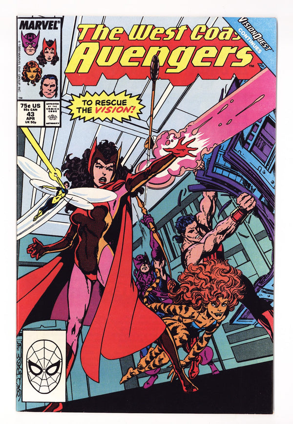 West Coast Avengers Vol 2 43 High Grade (1989) Direct