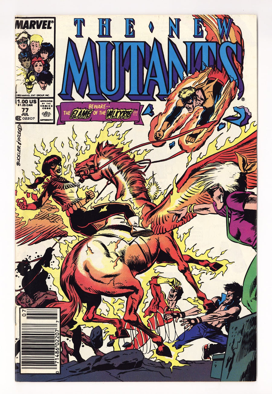 The New Mutants Vol 1 77  Mid Grade   (1989)   Newsstand