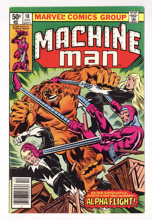 Machine Man Vol 1 18  Mid Grade   (1980)   Newsstand