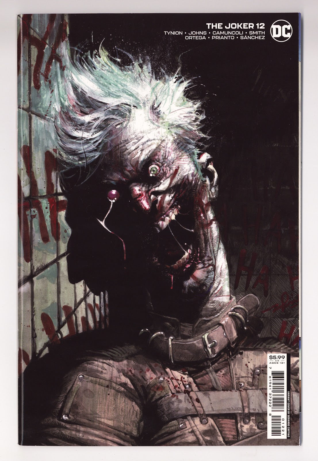 The Joker Vol 2 12 High Grade (2022) Zaffino Variant 