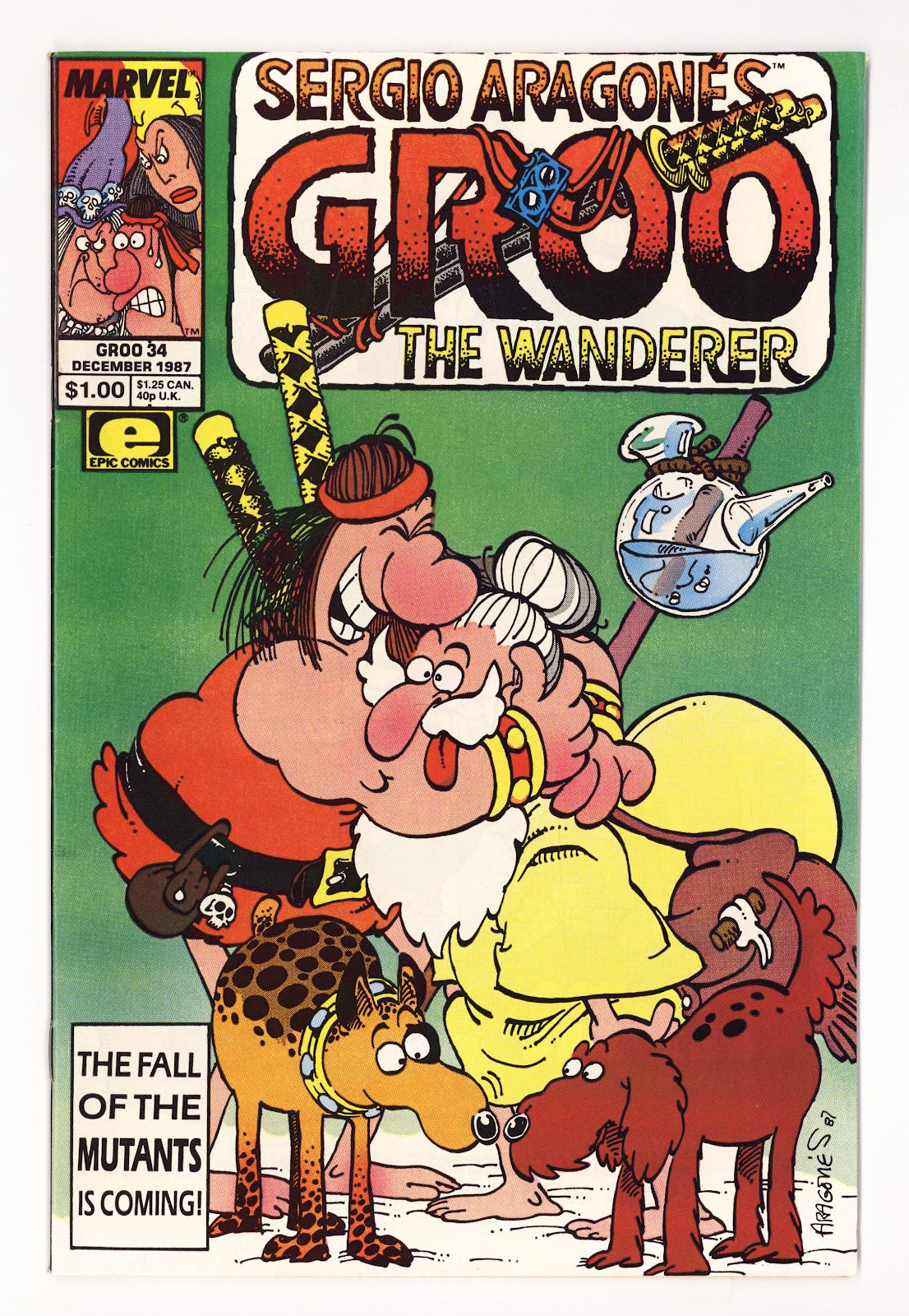 Sergio Aragones Groo the Wanderer Vol 2 34  Mid Grade   (1987)     