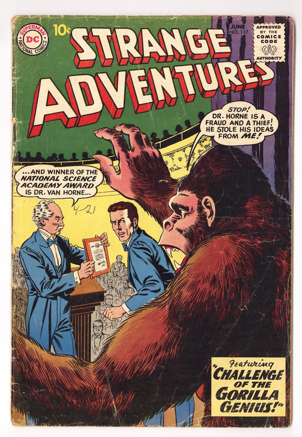 Strange Adventures Vol 1 117 GD+ (2.5) (1960)