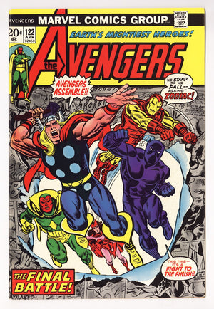 The Avengers Vol 1 122 VF- (7.5) (1974)