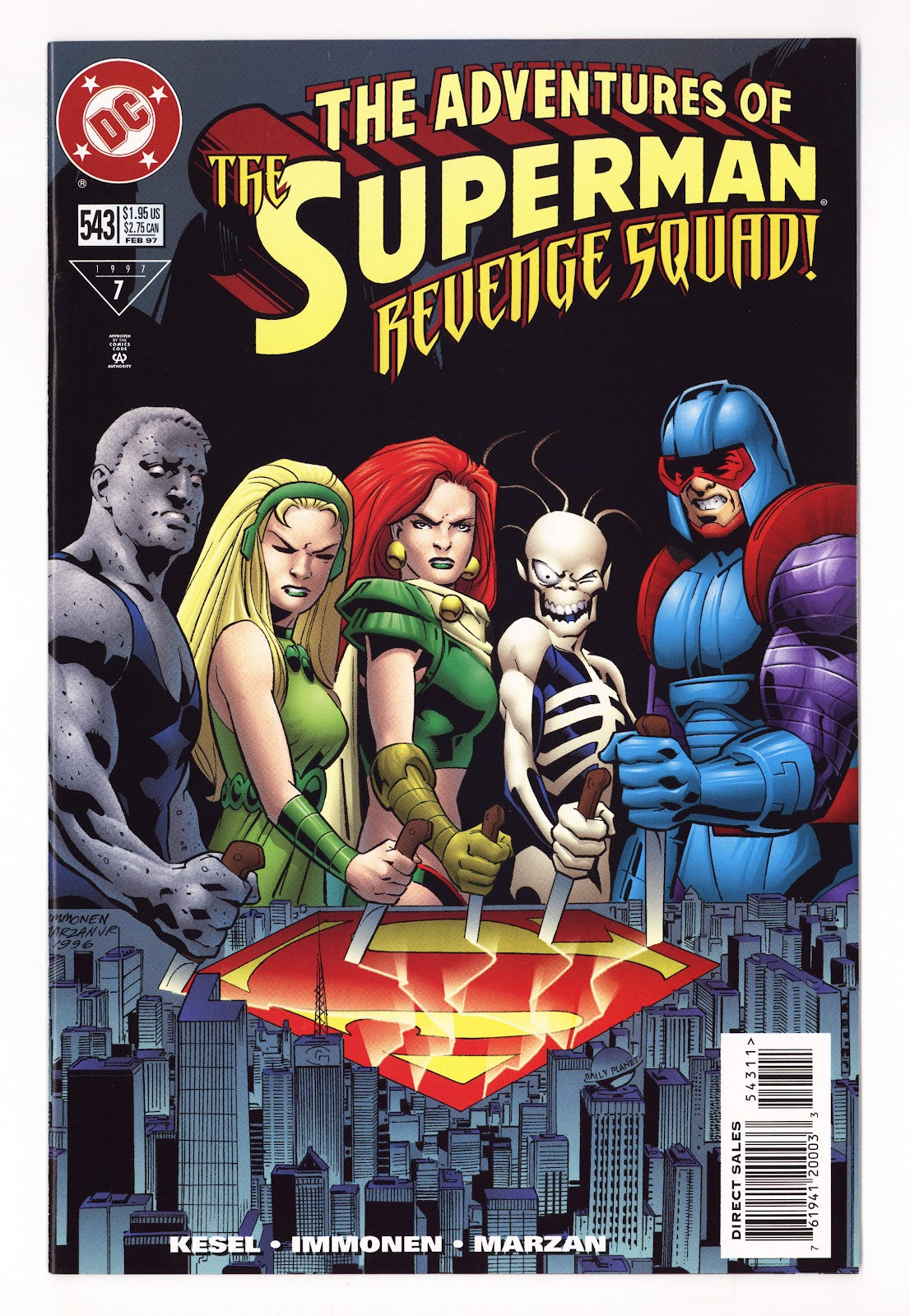 Adventures of Superman Vol 1 543  High Grade   (1997)     