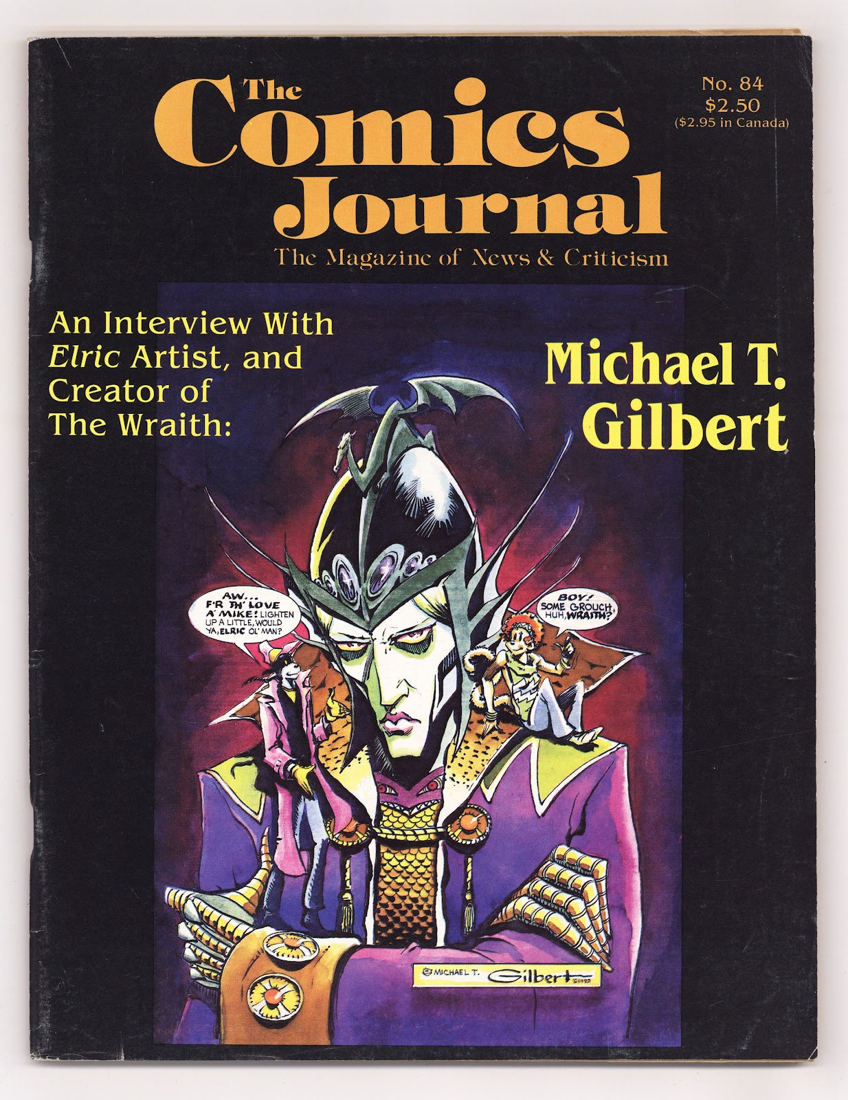 The Comics Journal 84 VG/FN (5.0) (1983) 