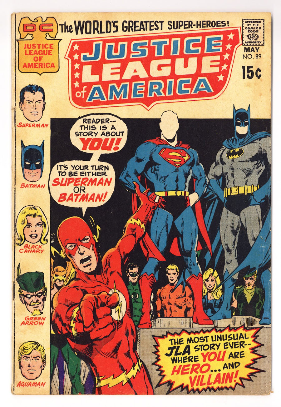 Justice League of America Vol 1 89  VG (4.0)   (1971)     