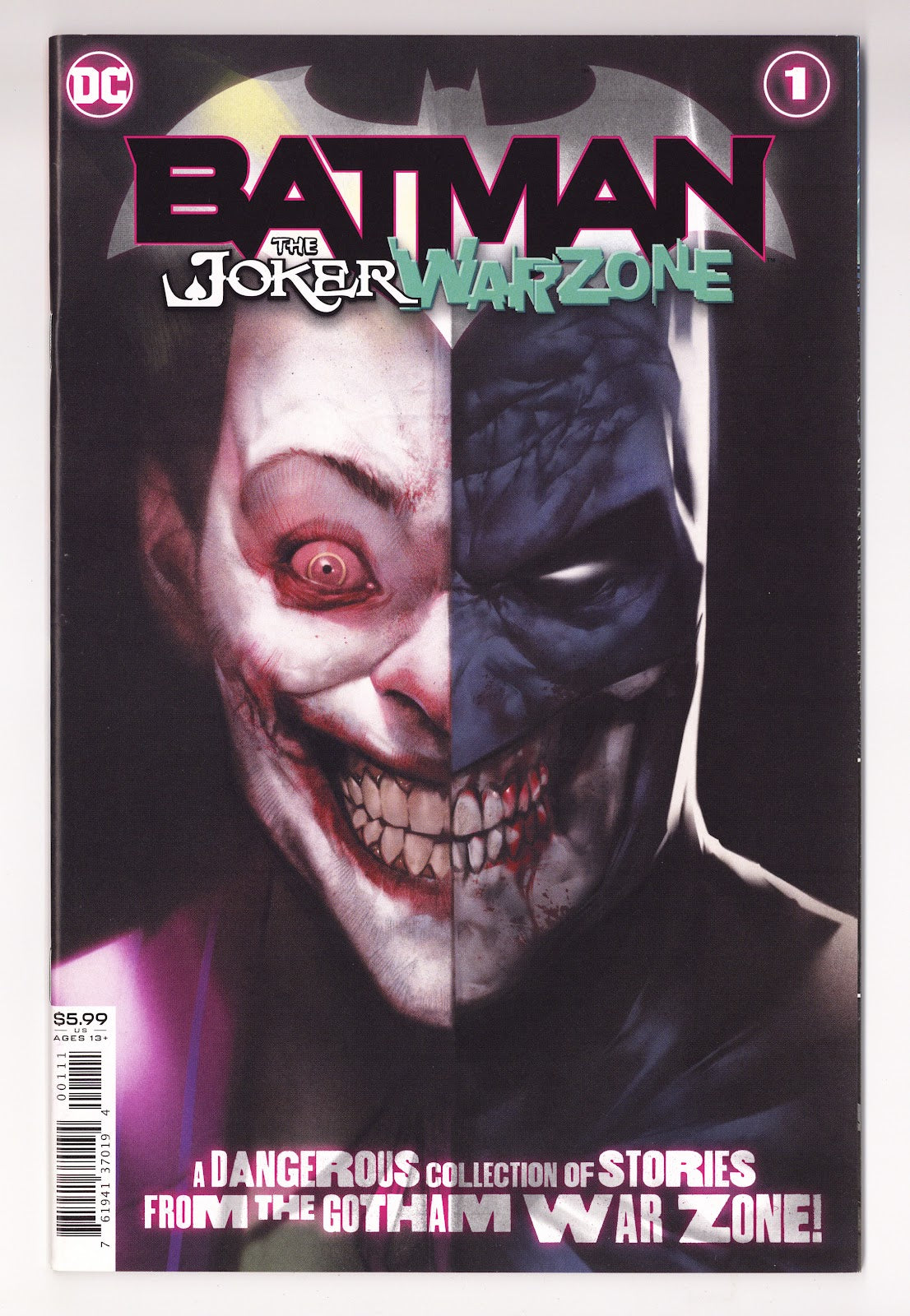 Batman: The Joker War Zone 1 High Grade (2020) Ben Oliver Cover 
