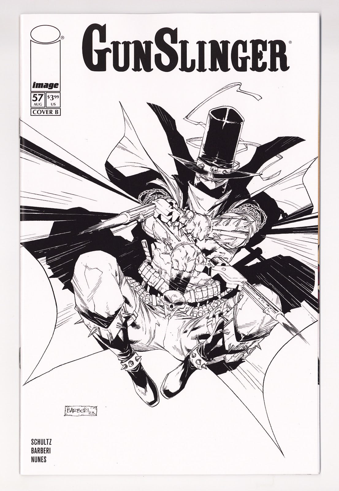Gunslinger Spawn 57 Barberi B&W Variant (2026)