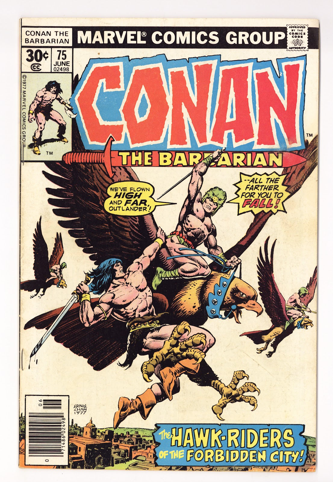 Conan the Barbarian Vol 1 75  Mid Grade   (1977)   30¢  