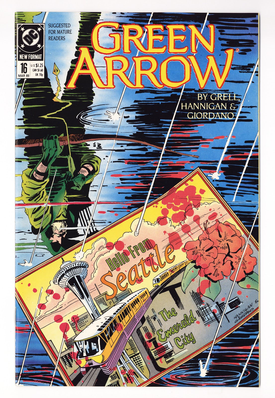 Green Arrow Vol 2 16  High Grade   (1989)