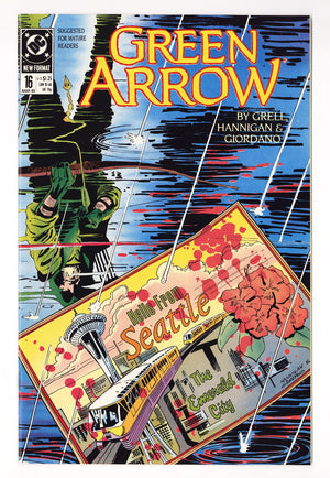 Green Arrow Vol 2 16  High Grade   (1989)