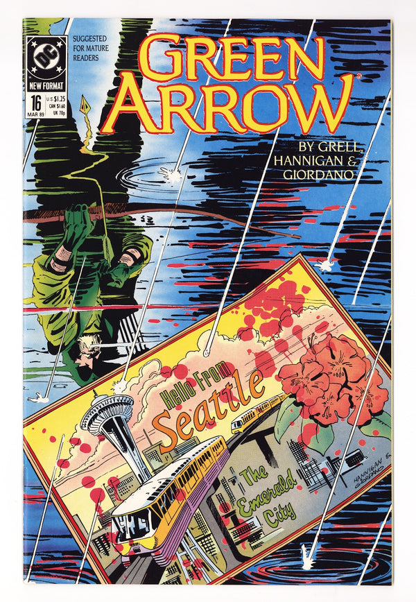 Green Arrow Vol 2 16  High Grade   (1989)