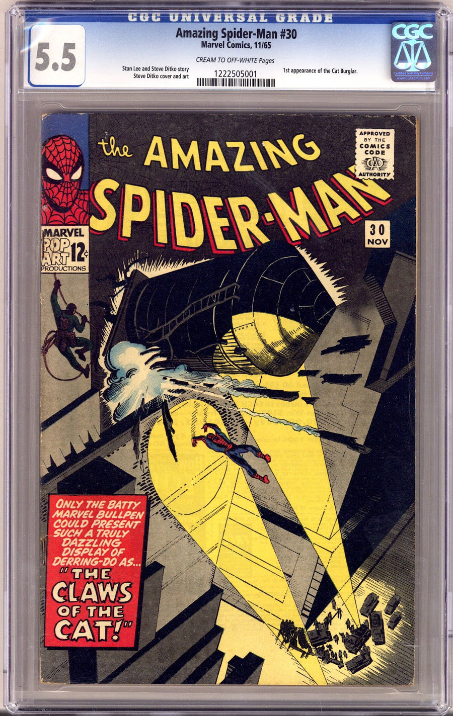 The Amazing Spider-Man Vol 1 30 CGC 5.5 (FN-)   (1965)