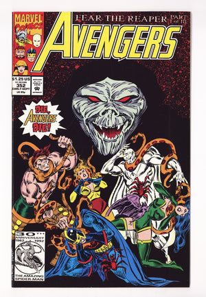 The Avengers Vol 1 352 Mid Grade (1992)