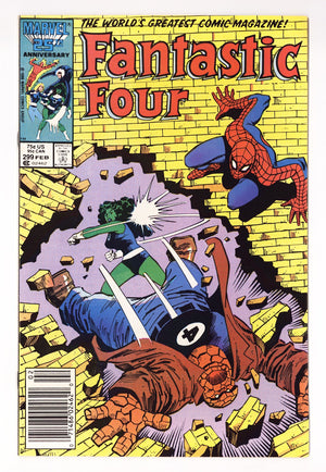 Fantastic Four Vol 1 299 High Grade (1987) Newsstand