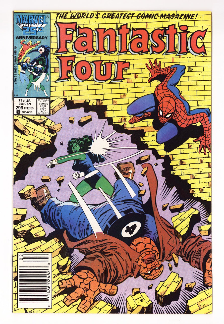 Fantastic Four Vol 1 299 High Grade (1987) Newsstand 