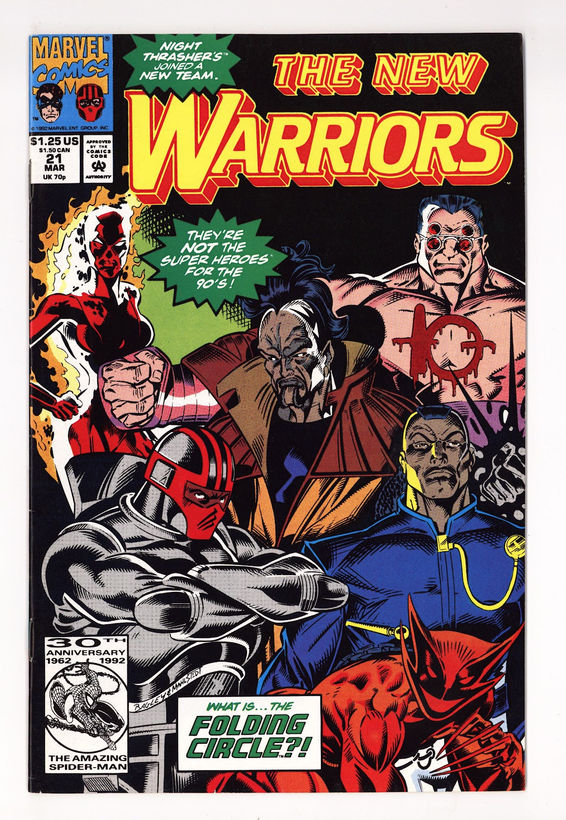 The New Warriors Vol 1 21 High Grade (1992) 