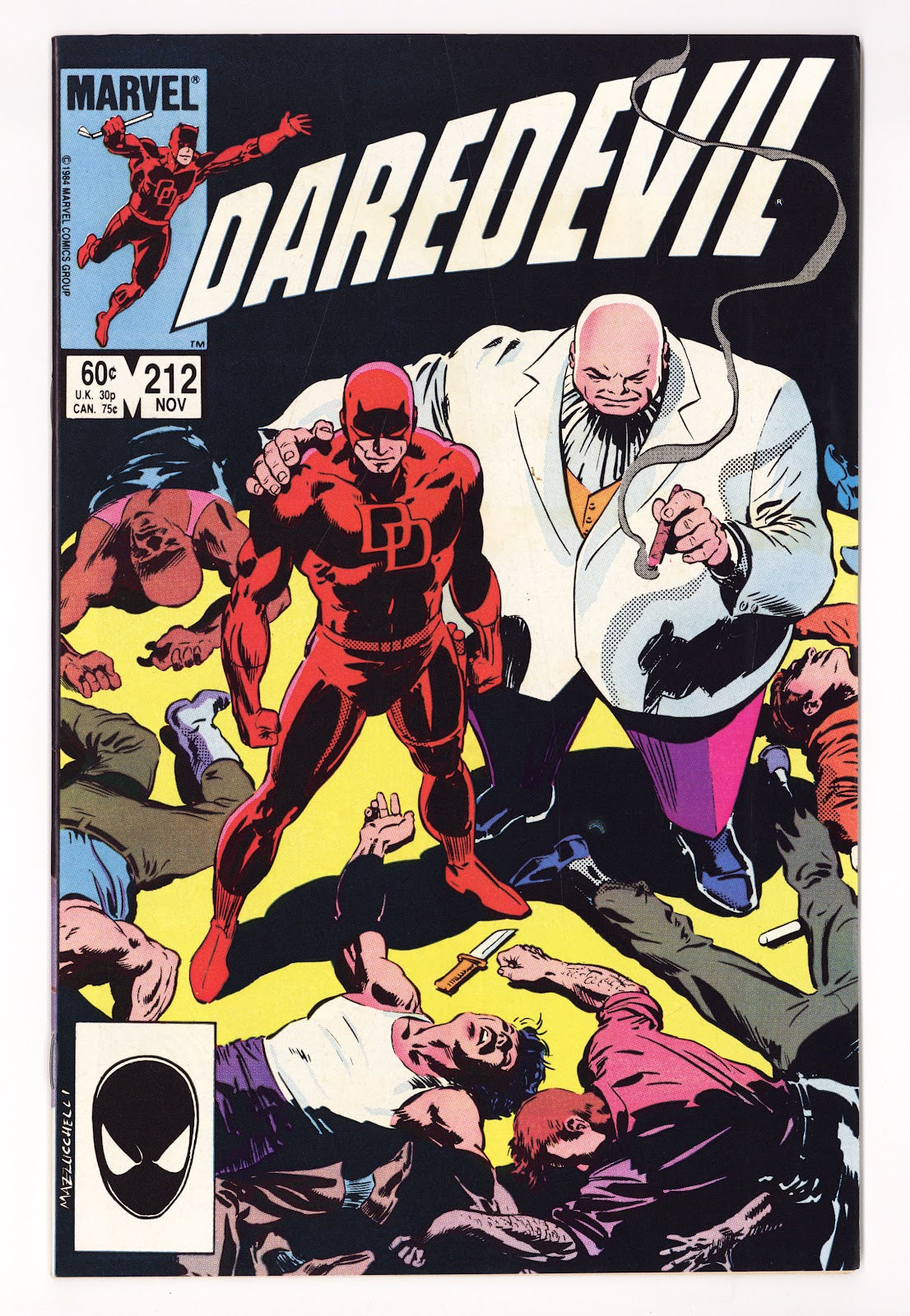 Daredevil Vol 1 212  High Grade   (1984)   Direct  