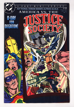 America vs. the Justice Society 4 Mid Grade (1985)