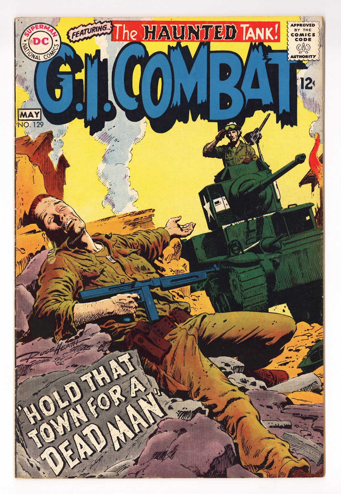 G.I. Combat Vol 1 129  FN (6.0)   (1968)     