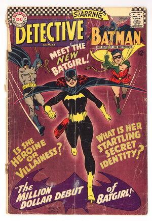 Detective Comics Vol 1 359  FR (1.0) Cover Detached  (1967)
