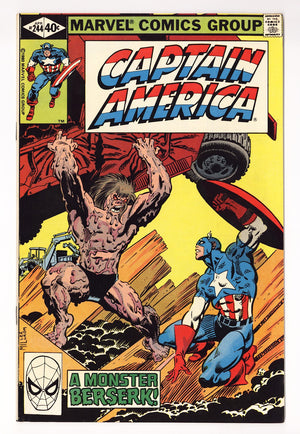 Captain America Vol 1 244  High Grade   (1980)