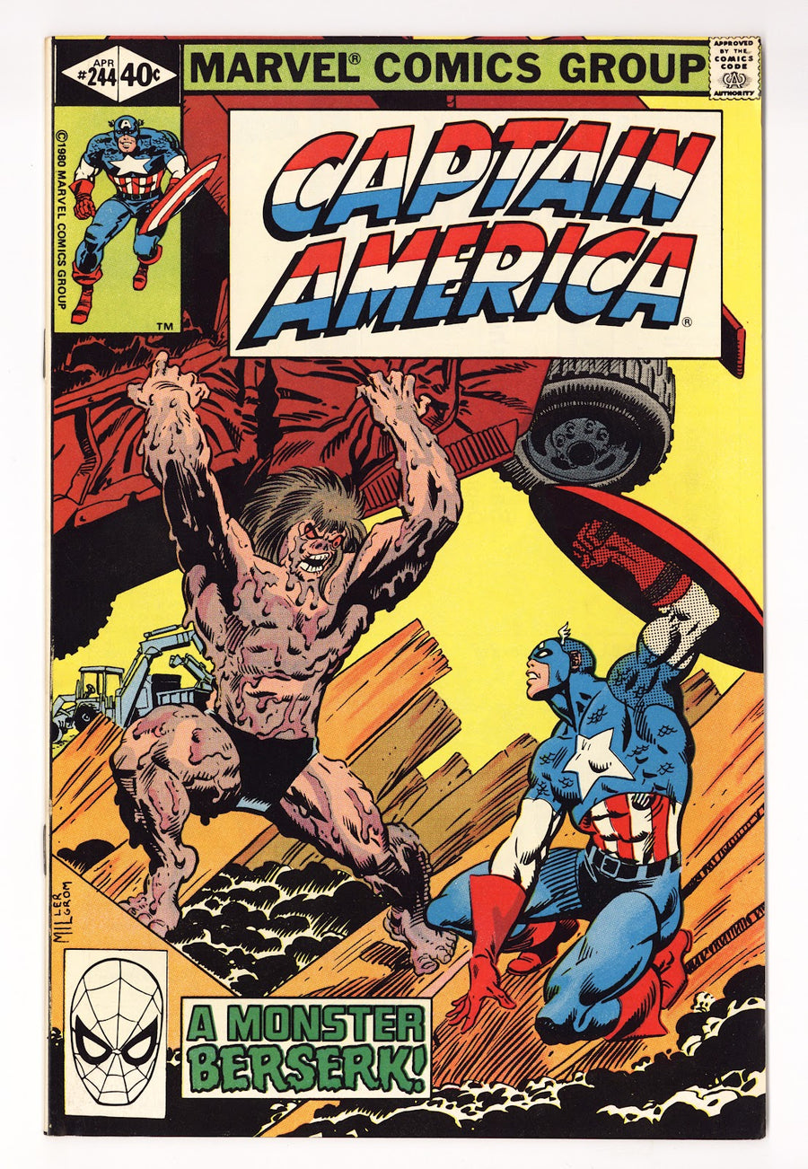 Captain America Vol 1 244  High Grade   (1980)