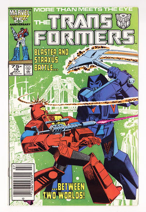 The Transformers   18  Mid Grade   (1986)   Newsstand