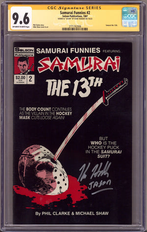 Samurai Funnies   2 CGC 9.6 (NM+)   (1987)     Signed x1 Cover Kane Hodder