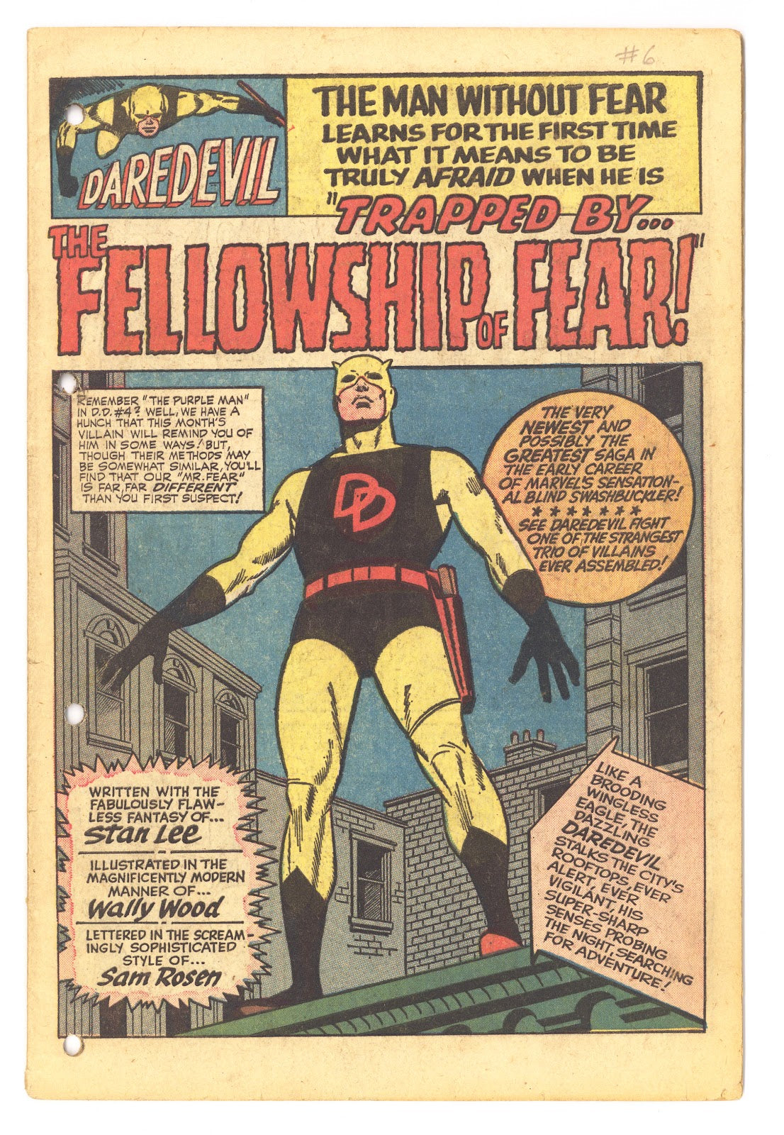 Daredevil Vol 1 6 Coverless (1965) 