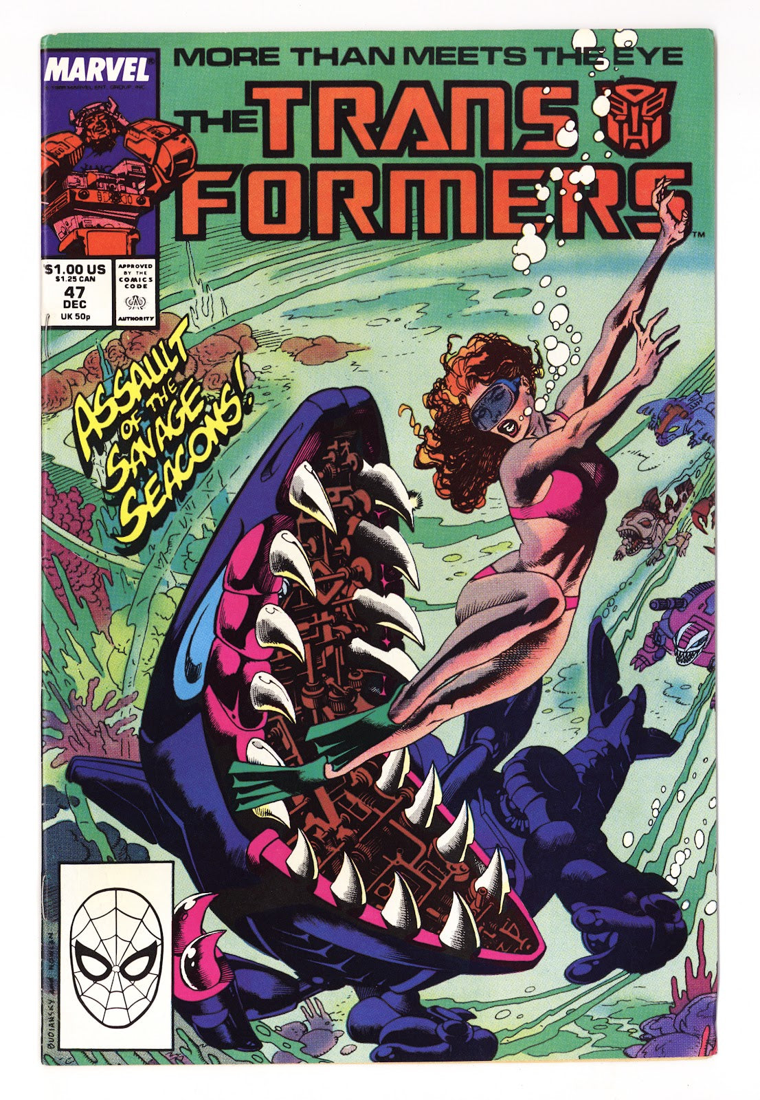 The Transformers Vol 1 47  FN+ (6.5)   (1988)     