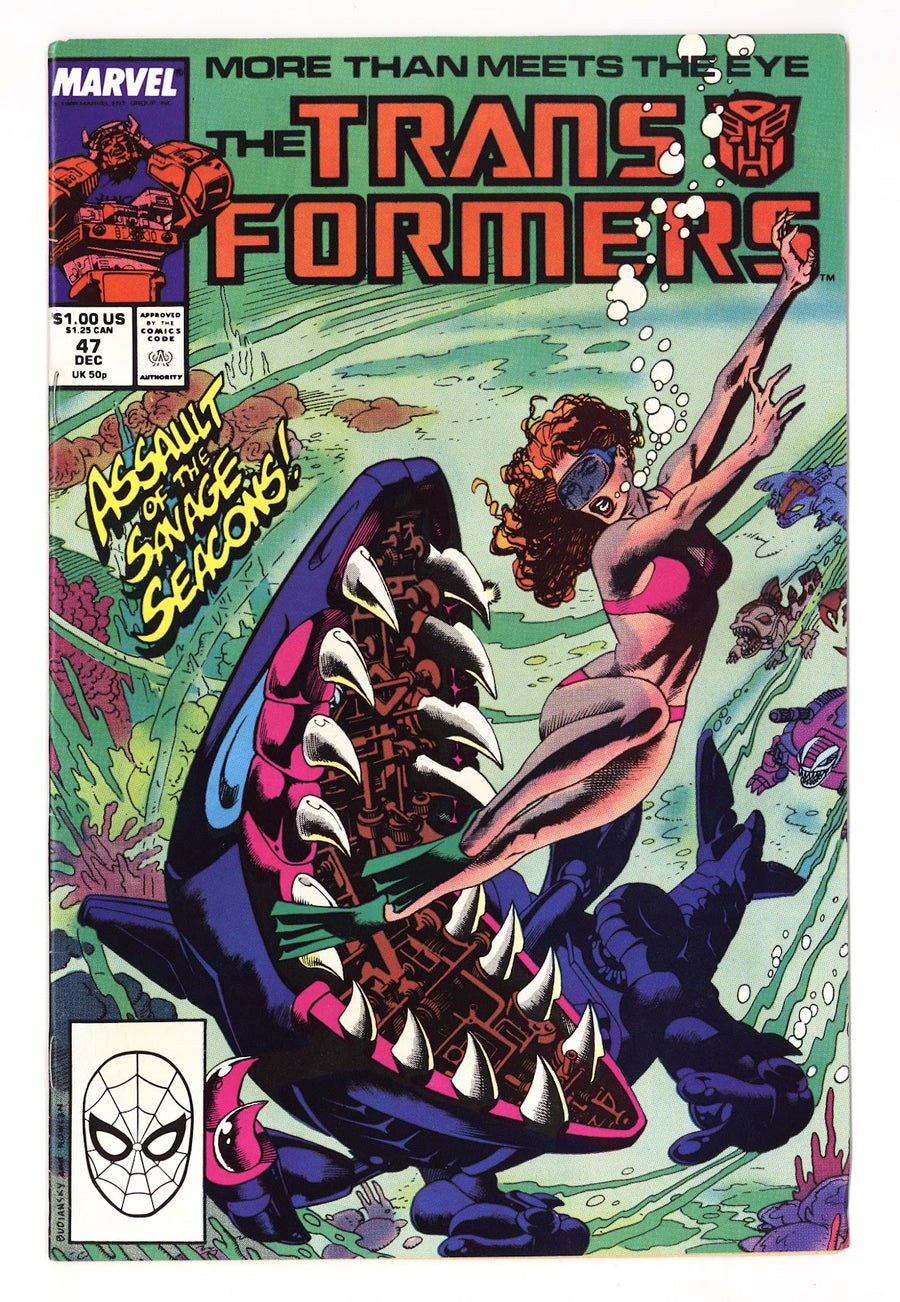 The Transformers Vol 1 47  FN+ (6.5)   (1988)     