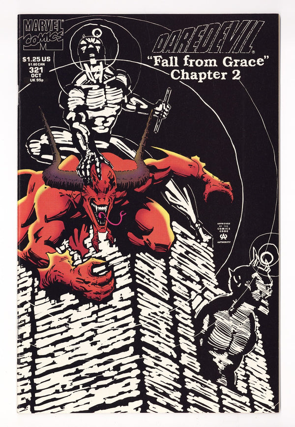 Daredevil Vol 1 321  High Grade   (1993) Glow in the Dark Deluxe Variant