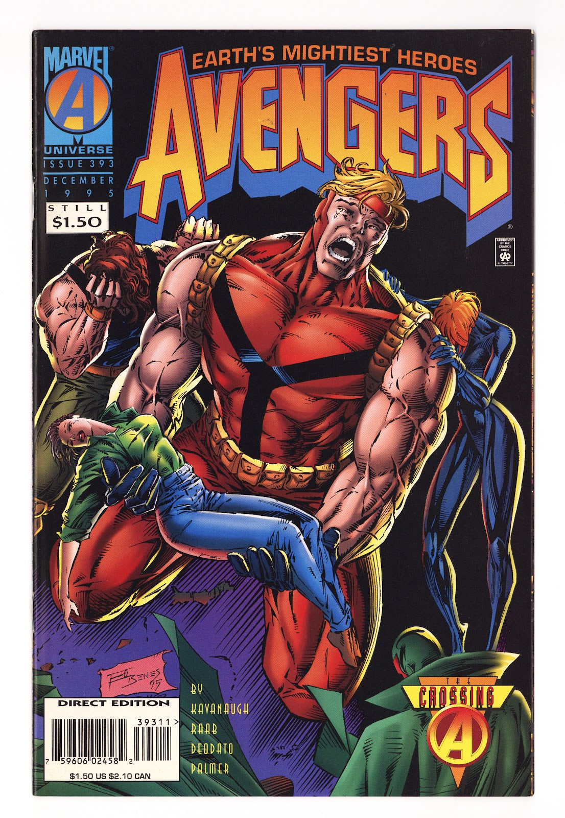 The Avengers Vol 1 393  High Grade   (1995)