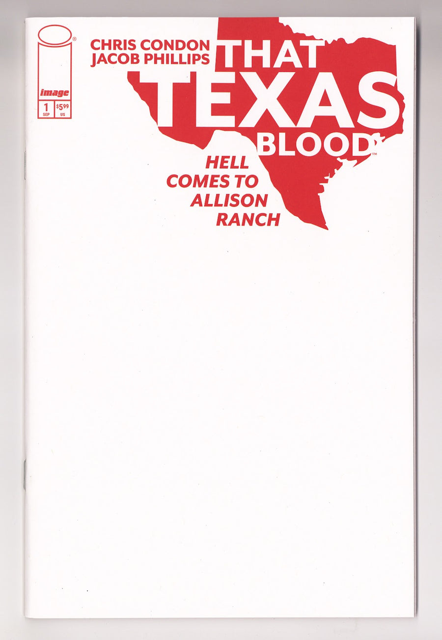 That Texas Blood Hell Comes to Allison Ranch  1   Sketch Blank Variant   (2026)