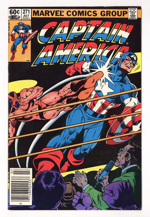Captain America Vol 1 271 High Grade (1982) Newsstand
