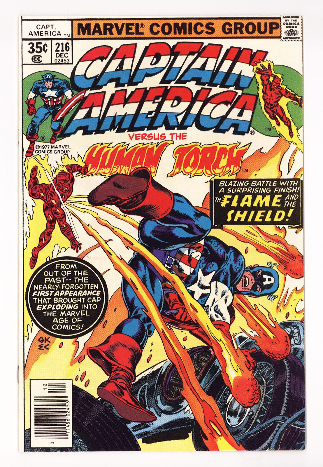 Captain America Vol 1 216 High Grade (1977) 
