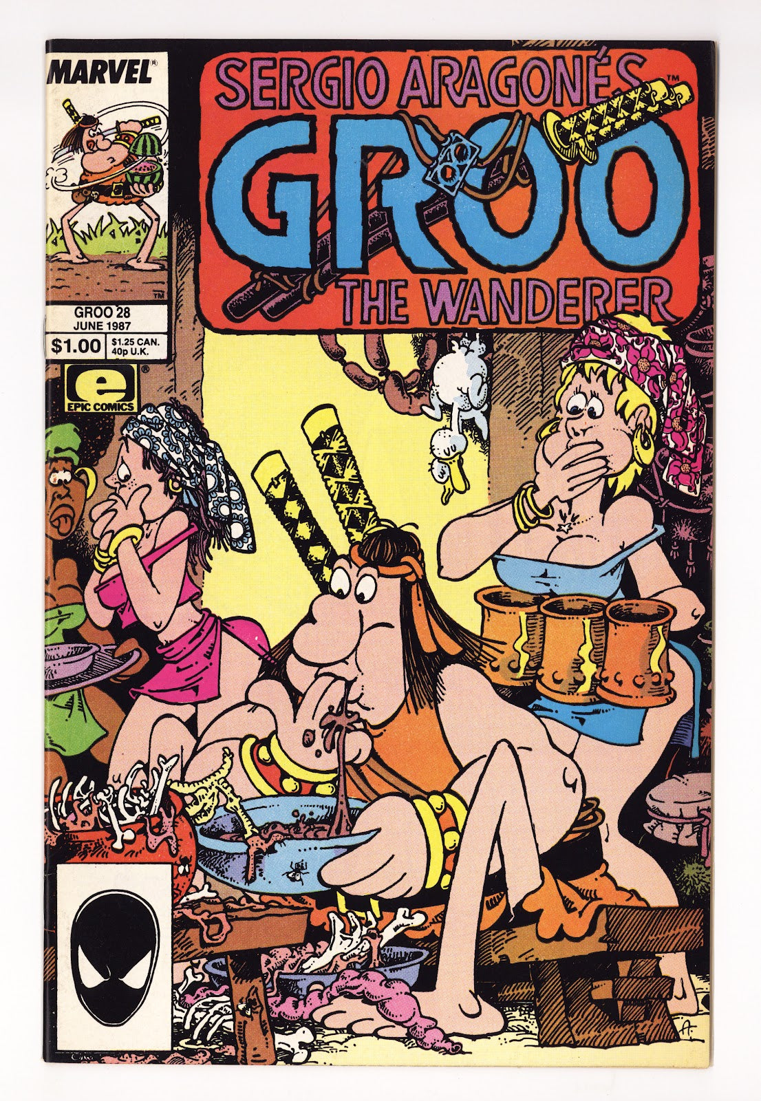 Sergio Aragones Groo the Wanderer Vol 2 28  Mid Grade   (1987)