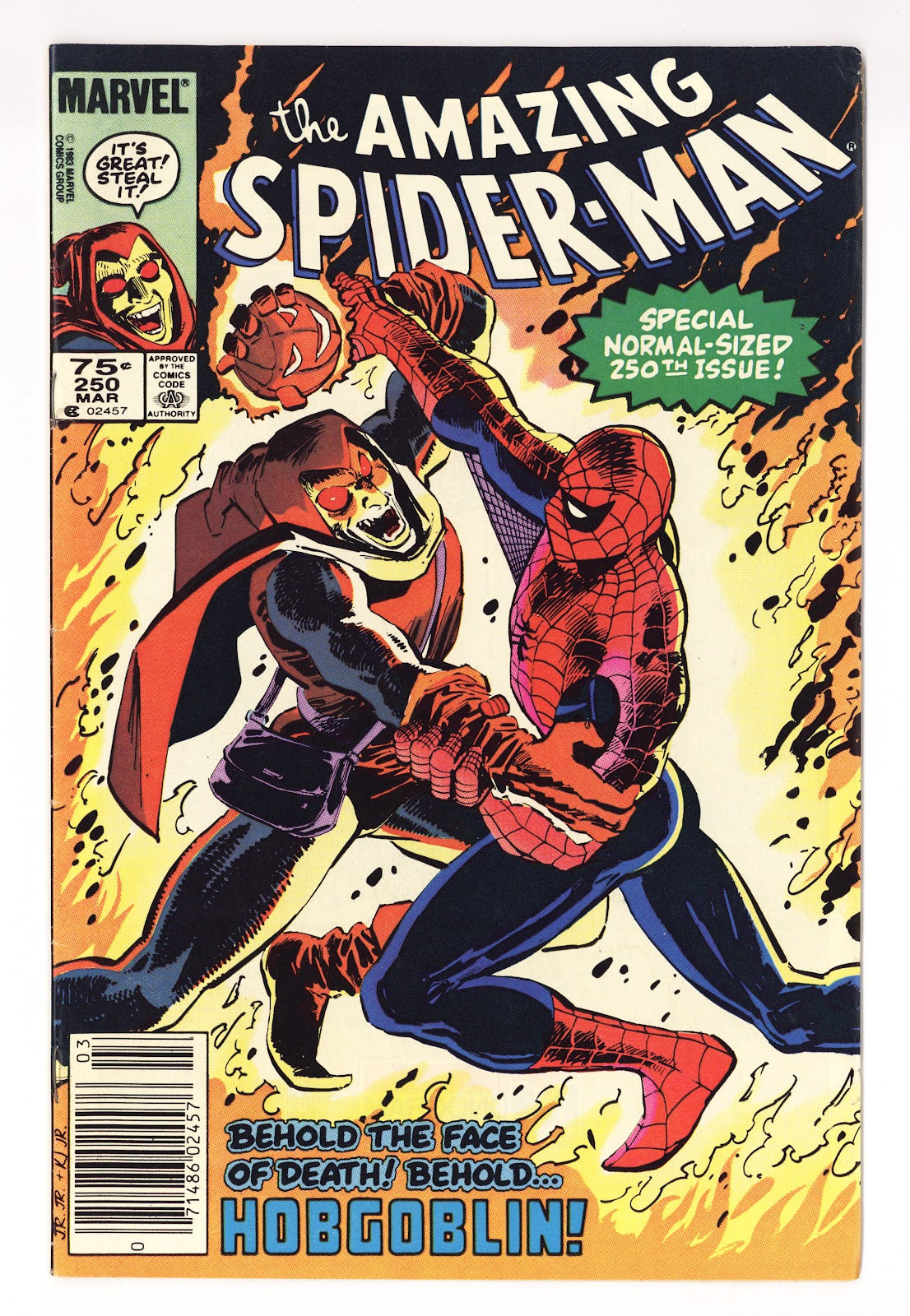 The Amazing Spider-Man Vol 1 250 FN (6.0) (1984) Canadian Price Variant 