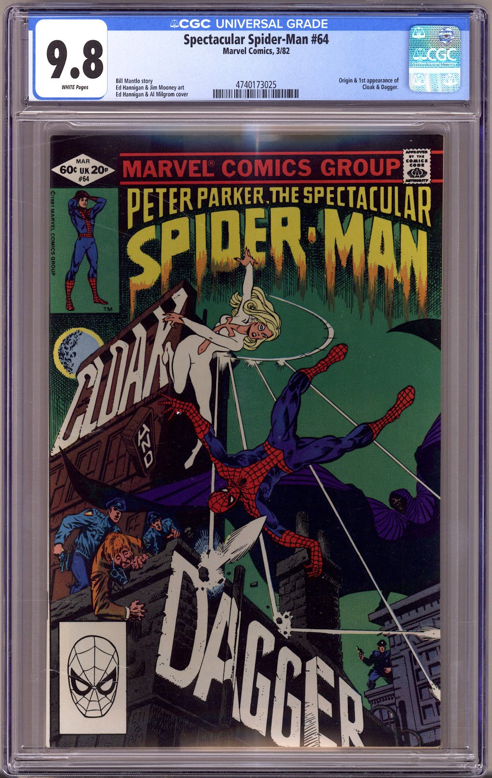 The Spectacular Spider-Man Vol 1 64 CGC 9.8 (NM/M) (1982) 