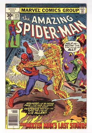 The Amazing Spider-Man Vol 1 173  FN+ (6.5)   (1977)   30¢