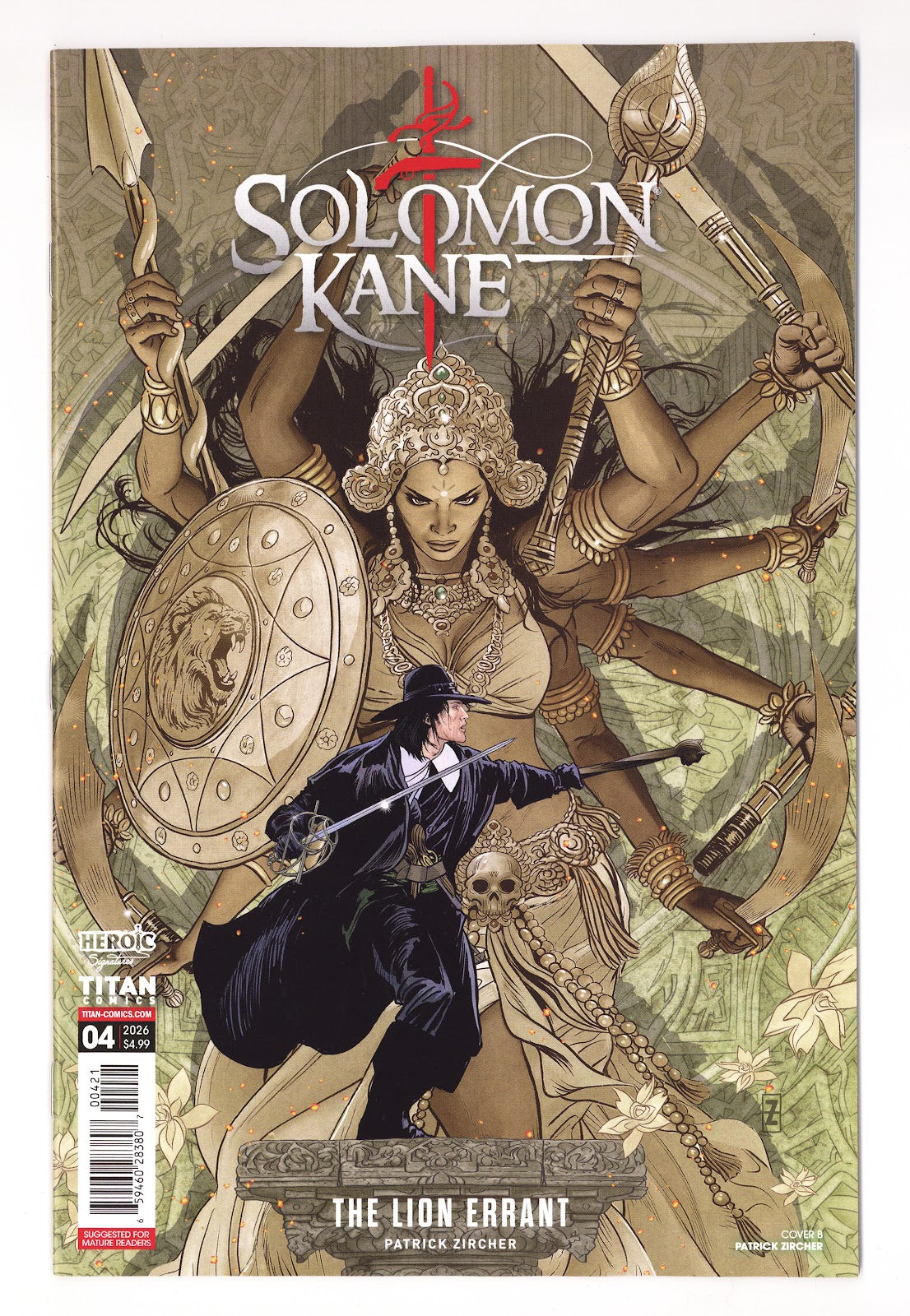 Solomon Kane the Lion Errant #4 (2026) Zircher Variant