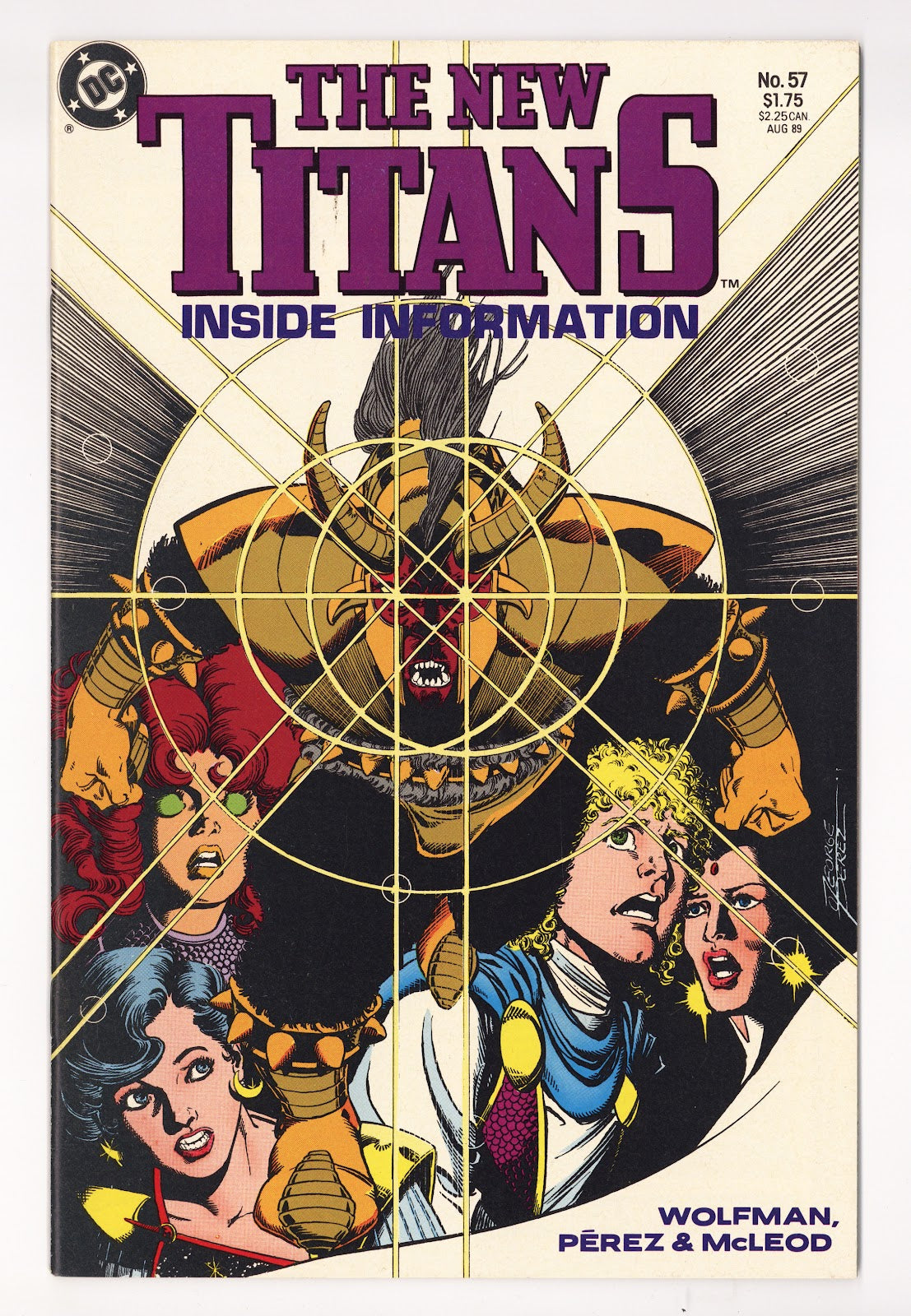The New Titans 57 High Grade (1989) 