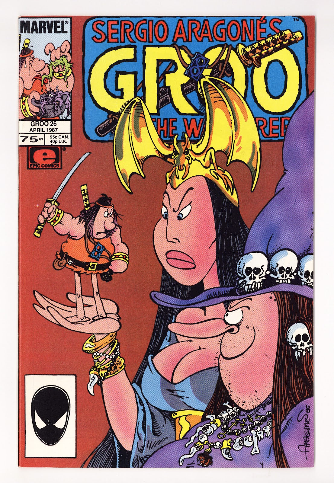Sergio Aragones Groo the Wanderer Vol 2 26  High Grade   (1987)   Direct  
