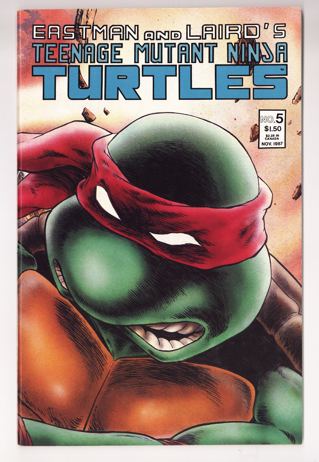 Teenage Mutant Ninja Turtles Vol 1 5 [Second Printing]  VF+ (8.5)   (1987)   2nd Print  