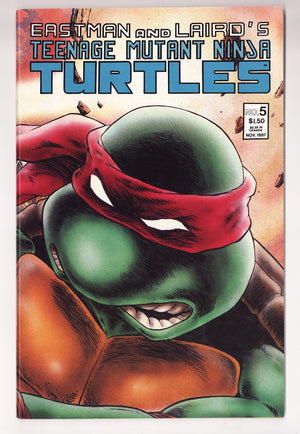 Teenage Mutant Ninja Turtles Vol 1 5 [Second Printing]  VF+ (8.5)   (1987)   2nd Print